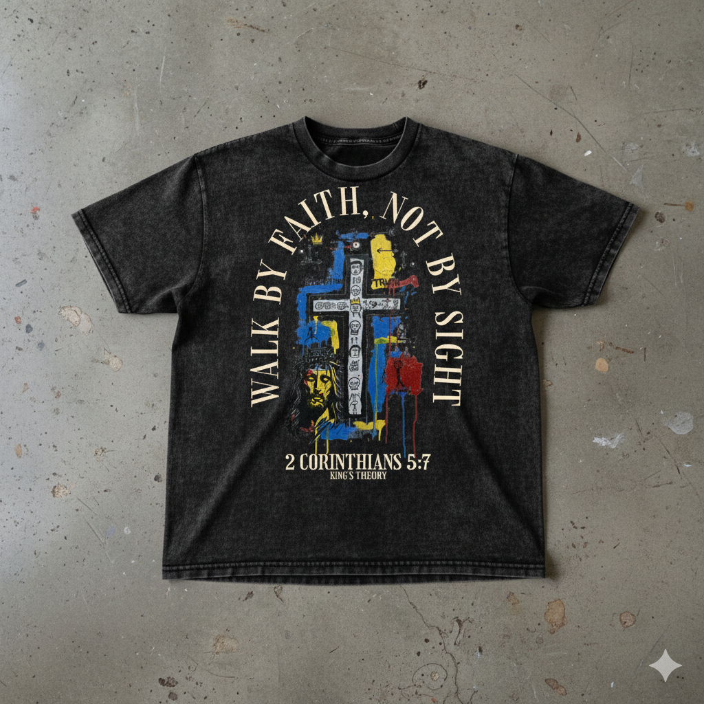 FWM × Kings Theory — “Walk by Faith” T-Shirt